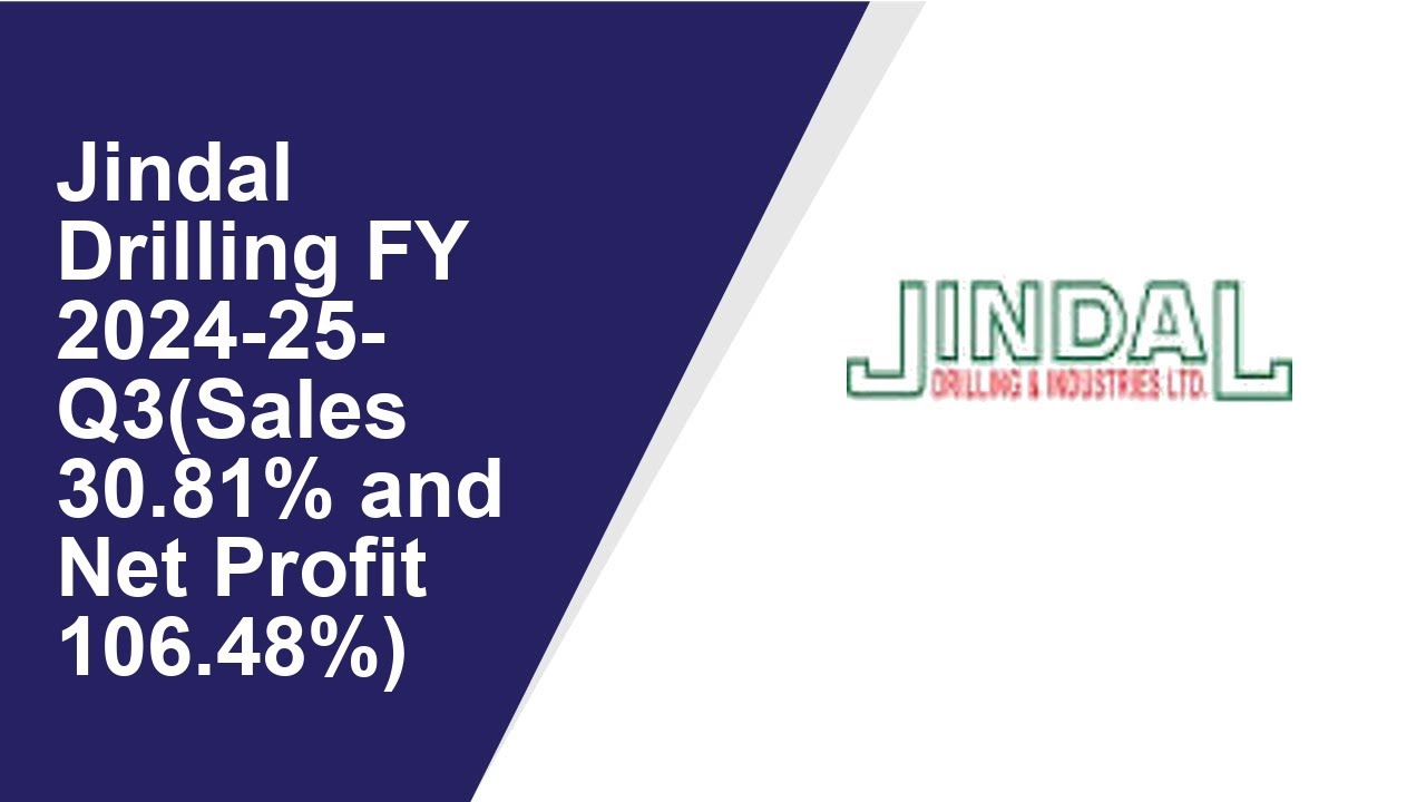 Jindal Drilling Consolidated Quarterly Result | Q3 Result 2024-25 | Jindal Drilling latest news