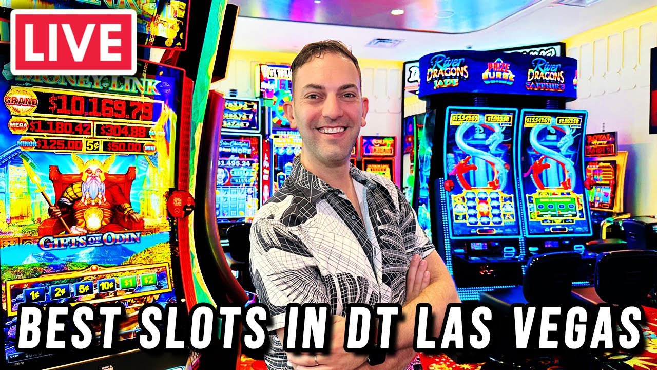 🔴 5 JACKPOTS on the BEST SLOTS in Downtown Las Vegas