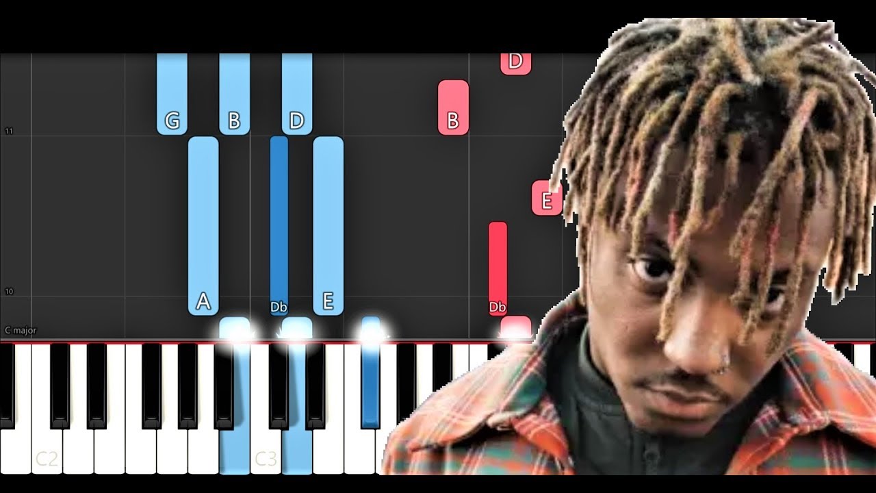 Juice Wrld - Maze (Piano Tutorial)