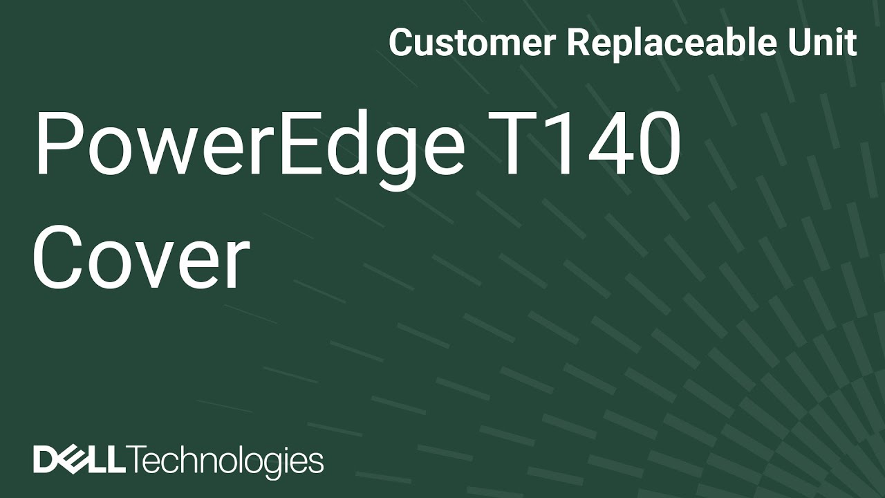 Dell PowerEdge T140: Remove/Install Side Cover