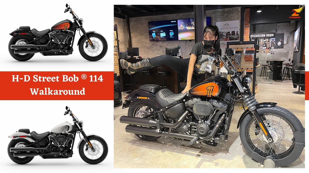 Harley-Davidson Street Bob ® 114 Walkaround & Sound