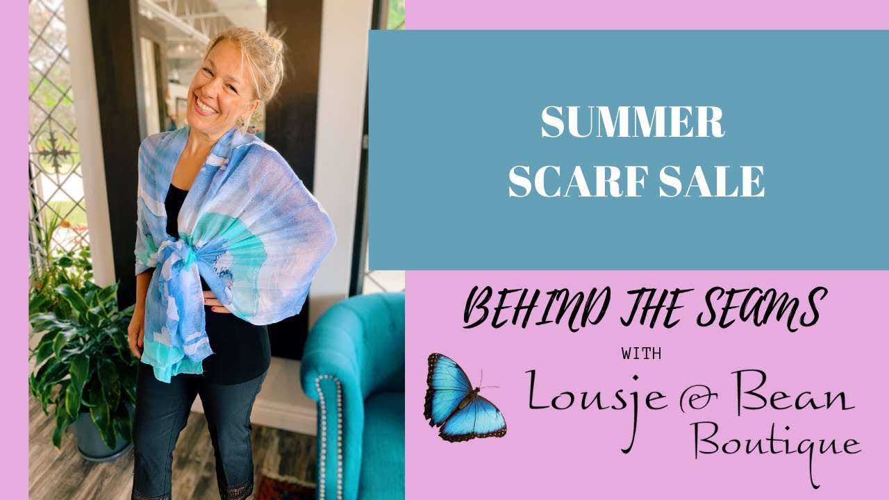 Behind The Seams: SUMMER SCARF SALE
