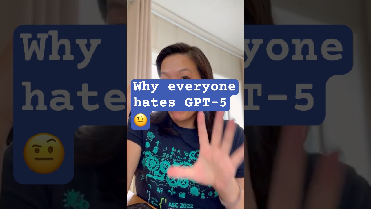 Why everyone hates GPT-5 🤔