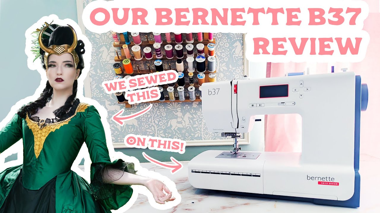 Our bernette b37 Review - Our First bernette Cosplay Sewing Machine!