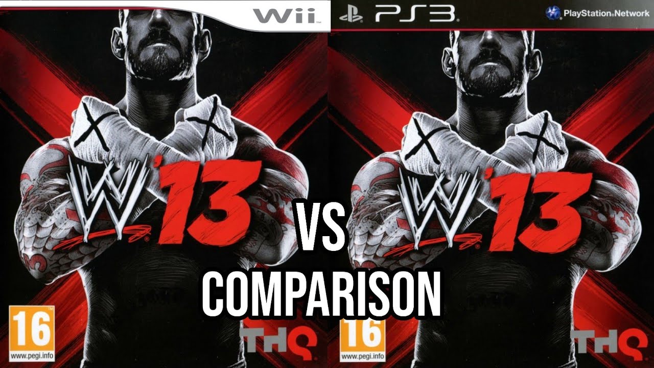 WWE 13 Nintendo Wii Vs PS3