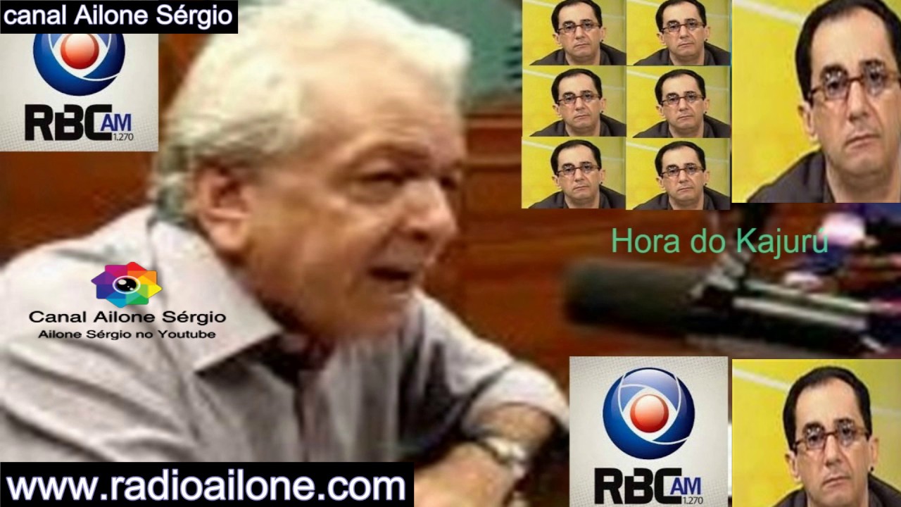 ano de 1996 Adolfo Campos apresenta Hora do Kajurú pela Rádio Brasil Central de Goiânia