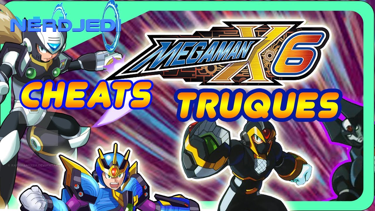 Megaman X6 Hints Cheat Codes Truques Códigos Macetes PtBr X6 Tutorial Zero, Ultimate armor NerdJedi