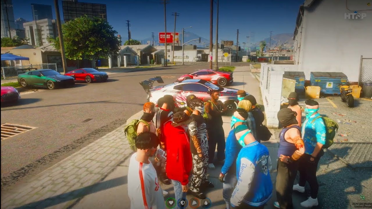Tap Boyz vs VLA|| maar kar dikha 😏|| ❤️🤍#gta5 #htrp