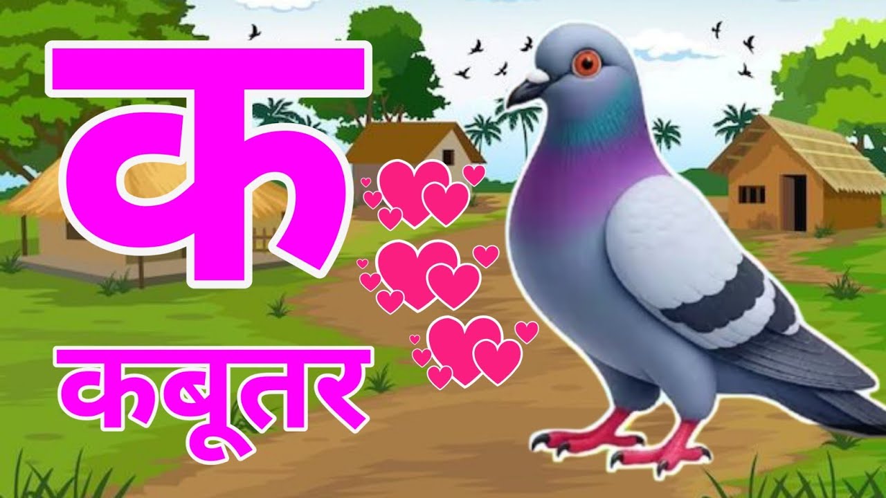 क से कबूतर, अ से अनार k se kabutar a se anar | हिन्दी वर्णमाला | क से कबूतर अ से अनार,for kids