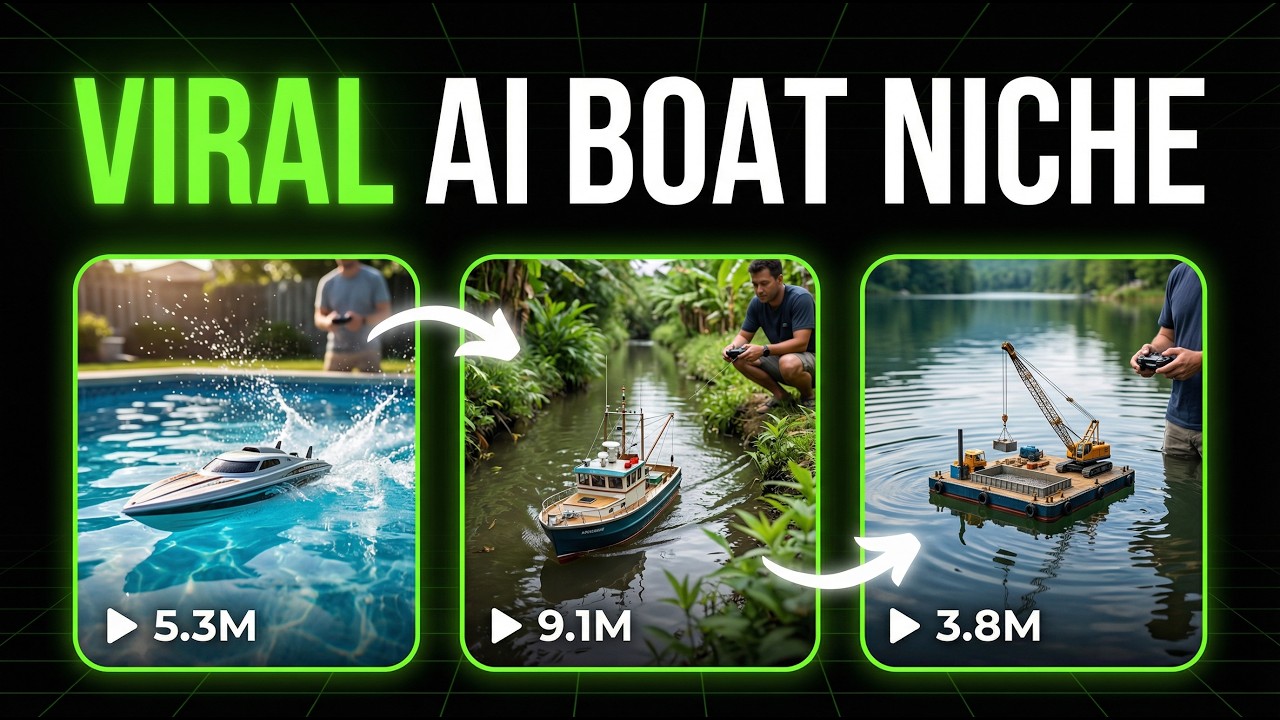 How to Make VIRAL AI Miniature Boat Videos (FREE Step-by-Step Guide)