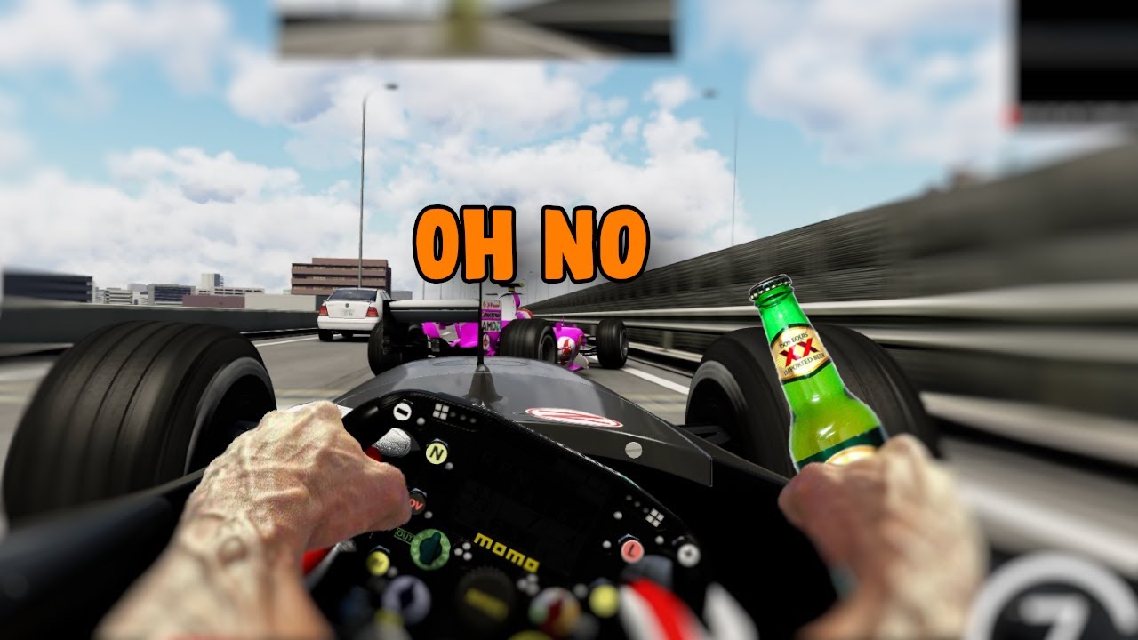 Driving F1 Cars in Traffic but Drunk