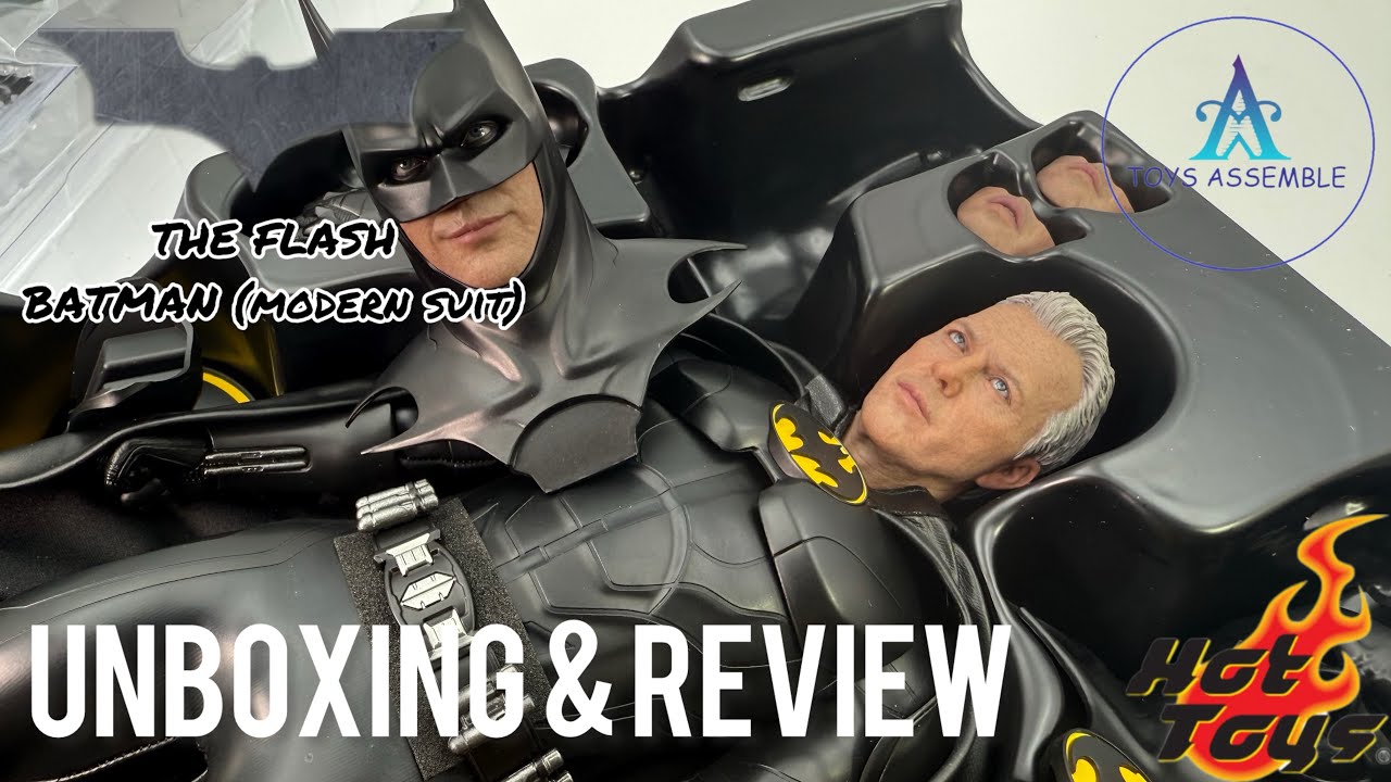 Ep.37🔥Hot Toys MMS712 The Flash – Batman (Modern Suit) 1:6th Scale Collectible Figure Unboxing