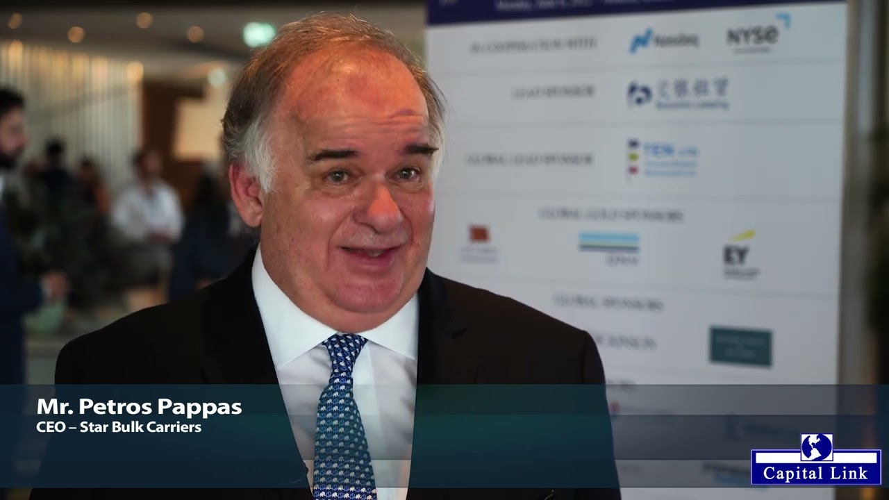 2022 8th Capital Link Maritime Leaders Summit Greece Forum -Interview Mr. Pappas -Star Bulk Carriers