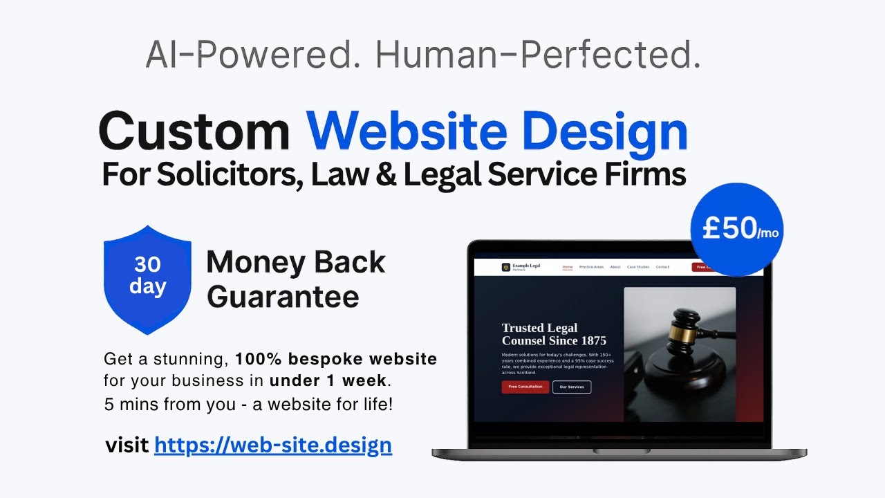 Law Firm Website Design | Solicitors Web Development | AI-Powered Legal Websites &pound;50/Month
