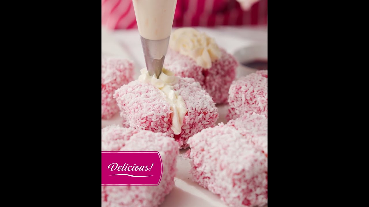 Chelsea Sugar Raspberry Lamingtons Recipe