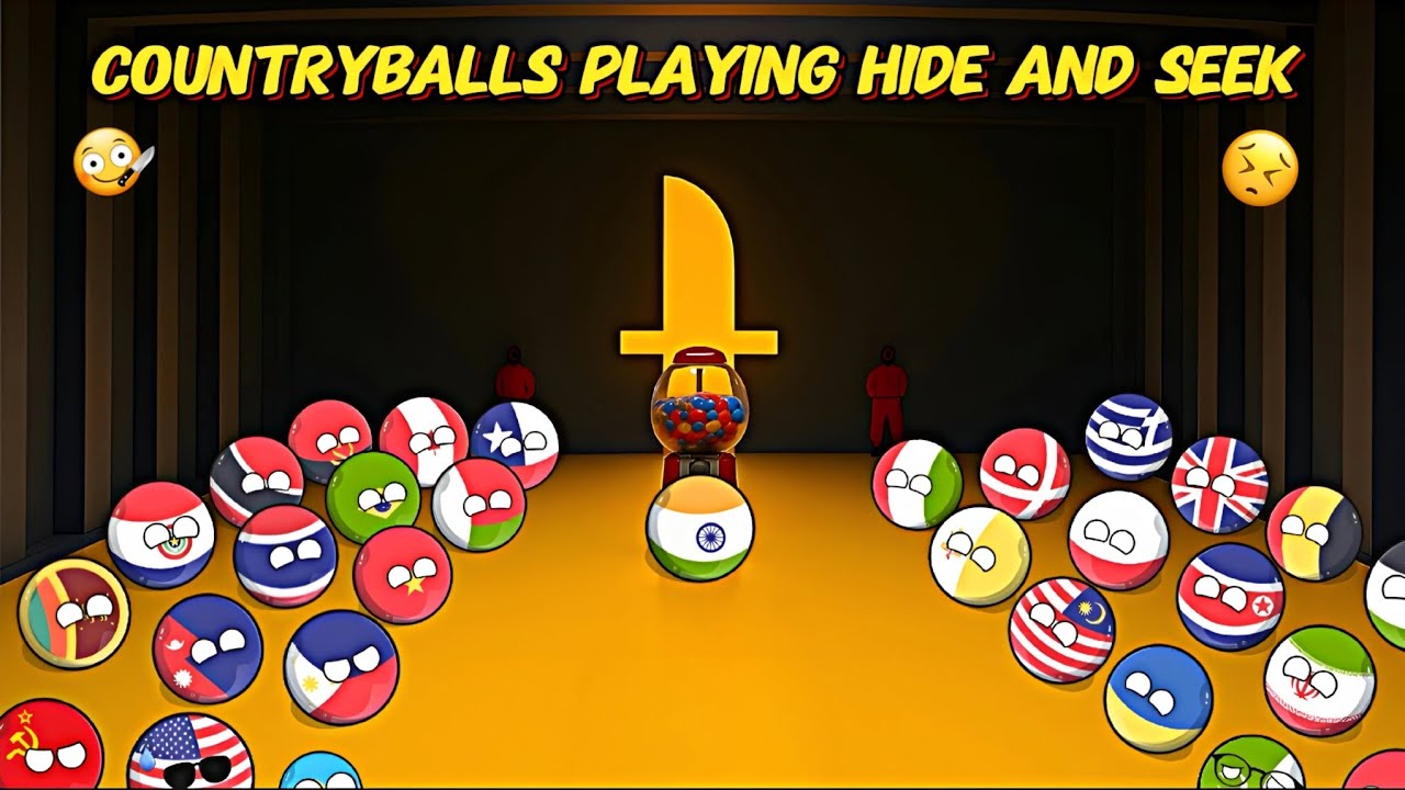 Countryballs In Squid Game | Hide and Seek | Episode-5 |