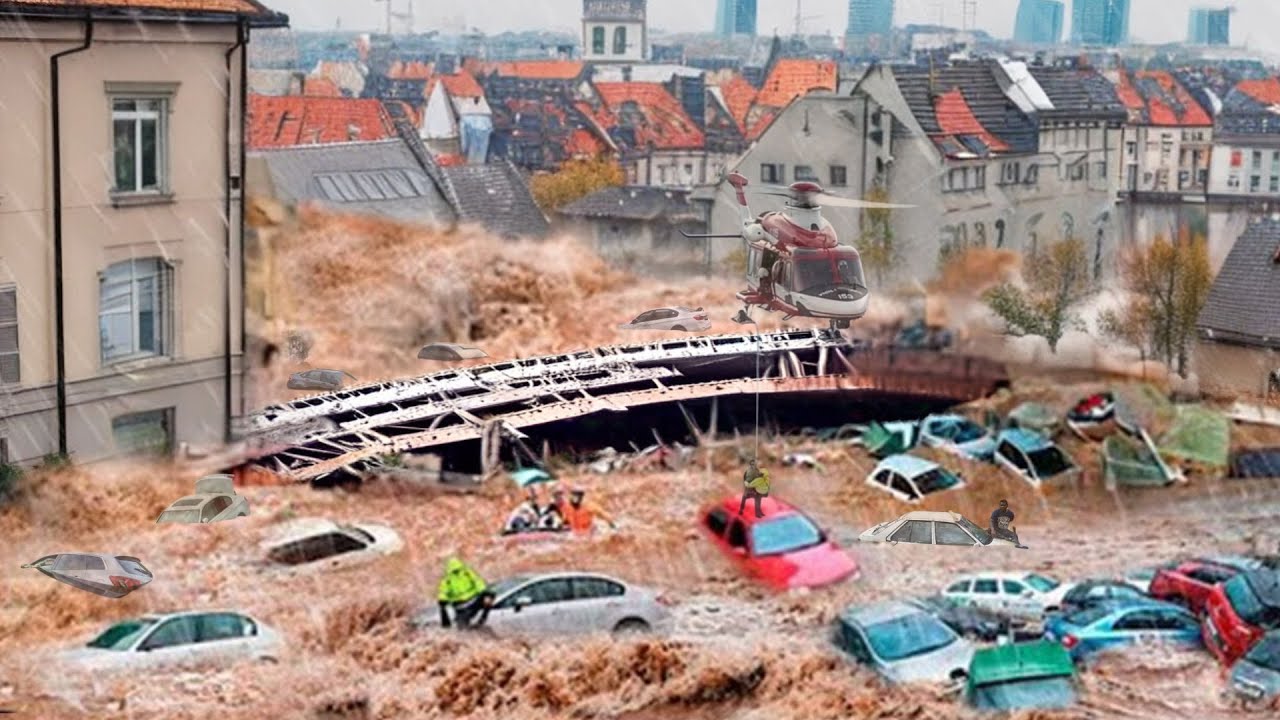 Chaos in Murcia and Malaga! Massive flooding submerged homes and swept away cars in &Aacute;guilas!