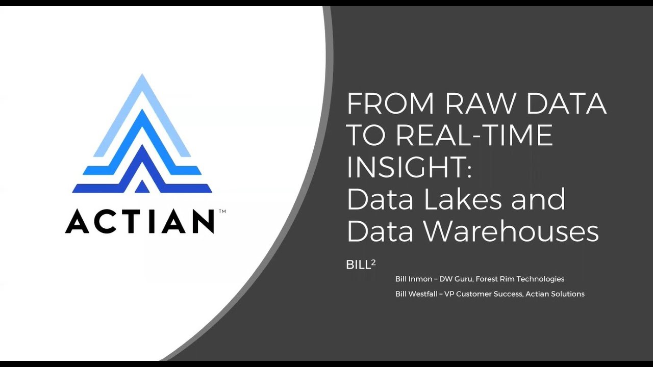 Webinar Featuring Bill Inmon. From Raw Data to Real-Time Insights: Best Practices for Data Lakes