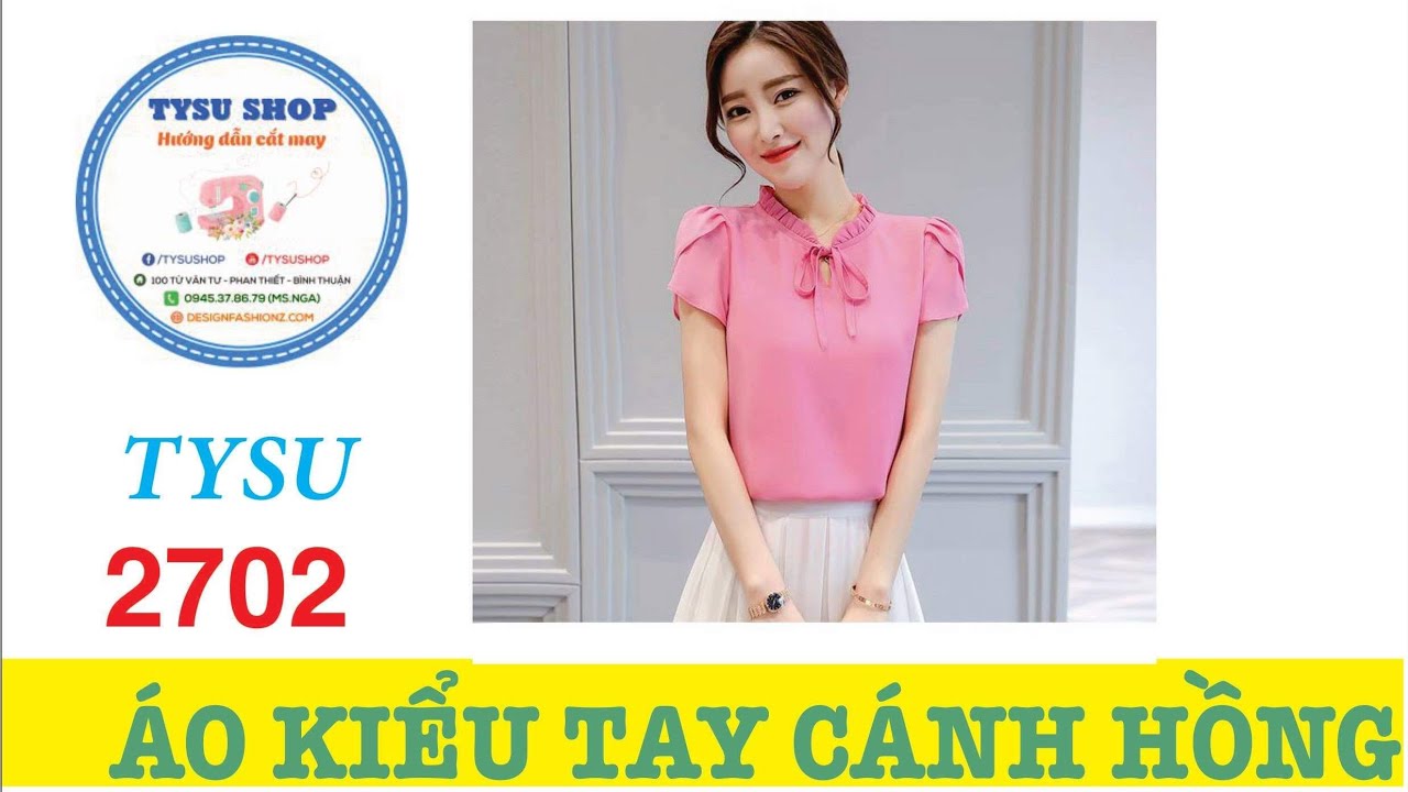 Hướng Dẫn Cắt May &Aacute;o Tay C&aacute;nh Hồng |Ở Nh&agrave; Với Tysushop 2702