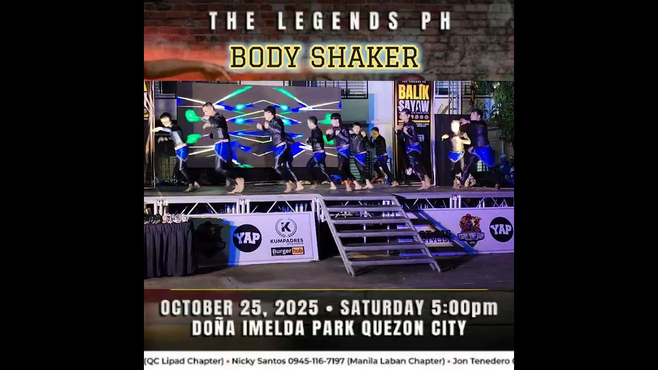 BODY SHAKER -  BALIKSAYAW 2025 I  BAKBAKAN NG MGA LEGENDS 