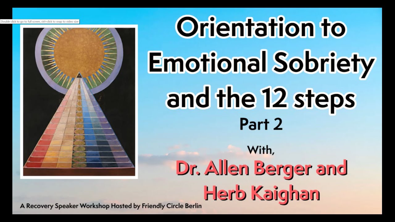 Orientation to Emotional Sobriety and the 12 steps (Part 2) with Dr Allen Berger and Herb Kaighan