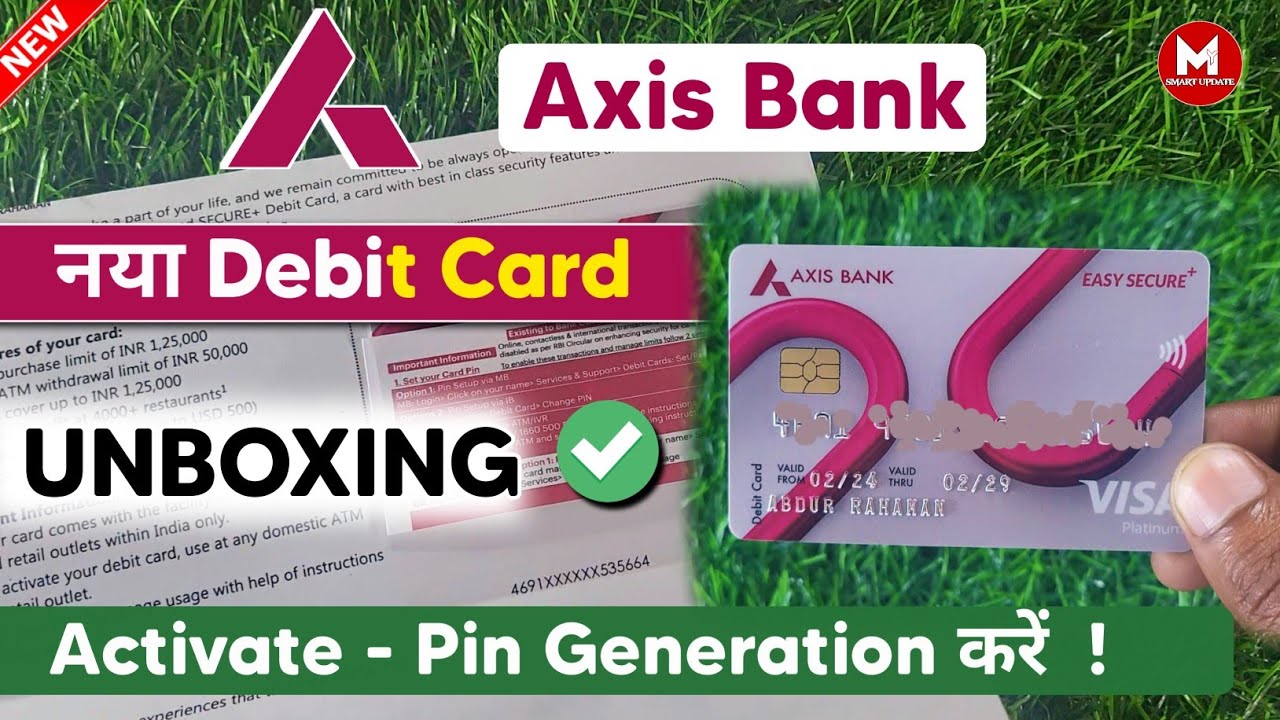 Axis Bank Easy Secure+ Debit Card Unboxing | Axis Bank Debit Card
