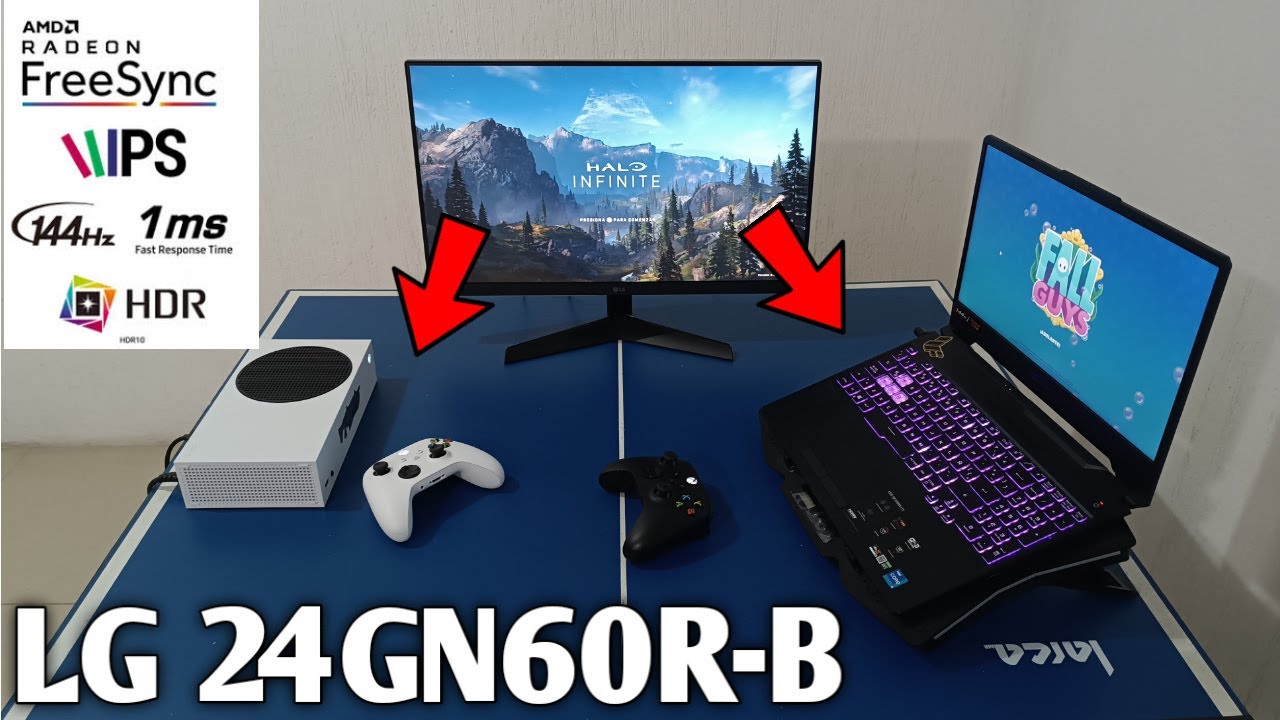 El Monitor LG, IPS, 144hz más barato para PC y Consola. LG ULTRAGEAR 24GN60R-B.