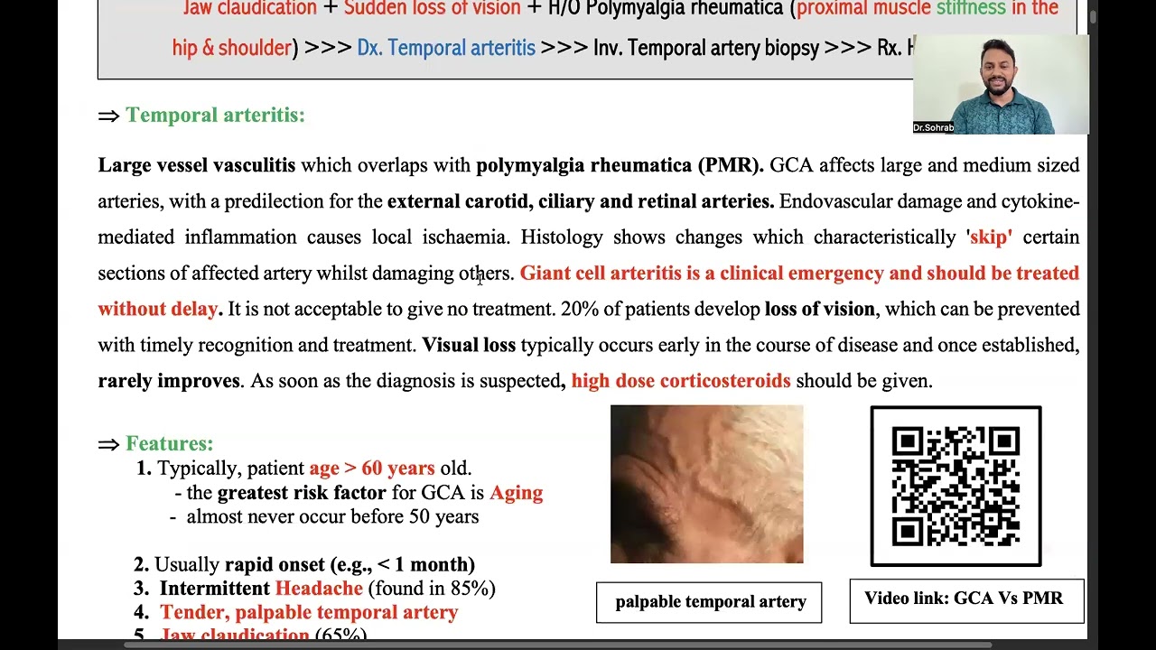 Rheumatology class on Sohrab Medicine Book // Dr Sohrab