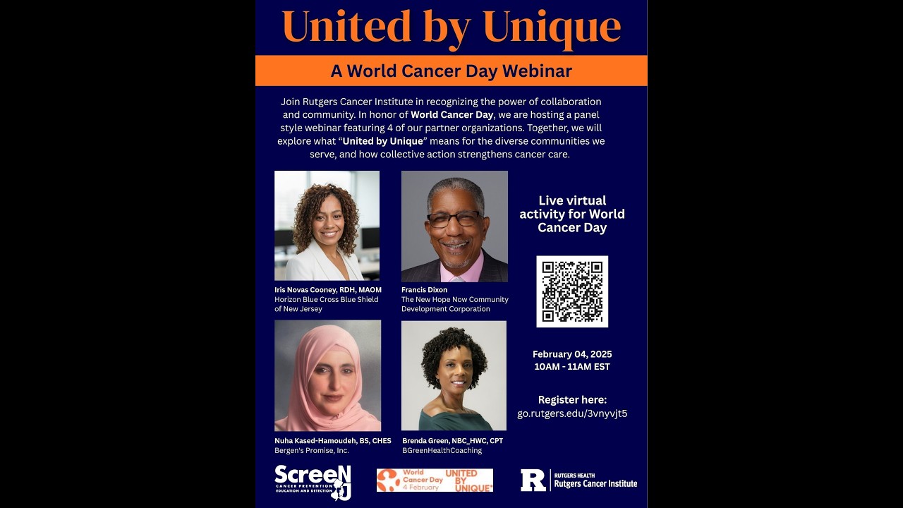 United by Unique: A World Cancer Day Webinar 02/04/26