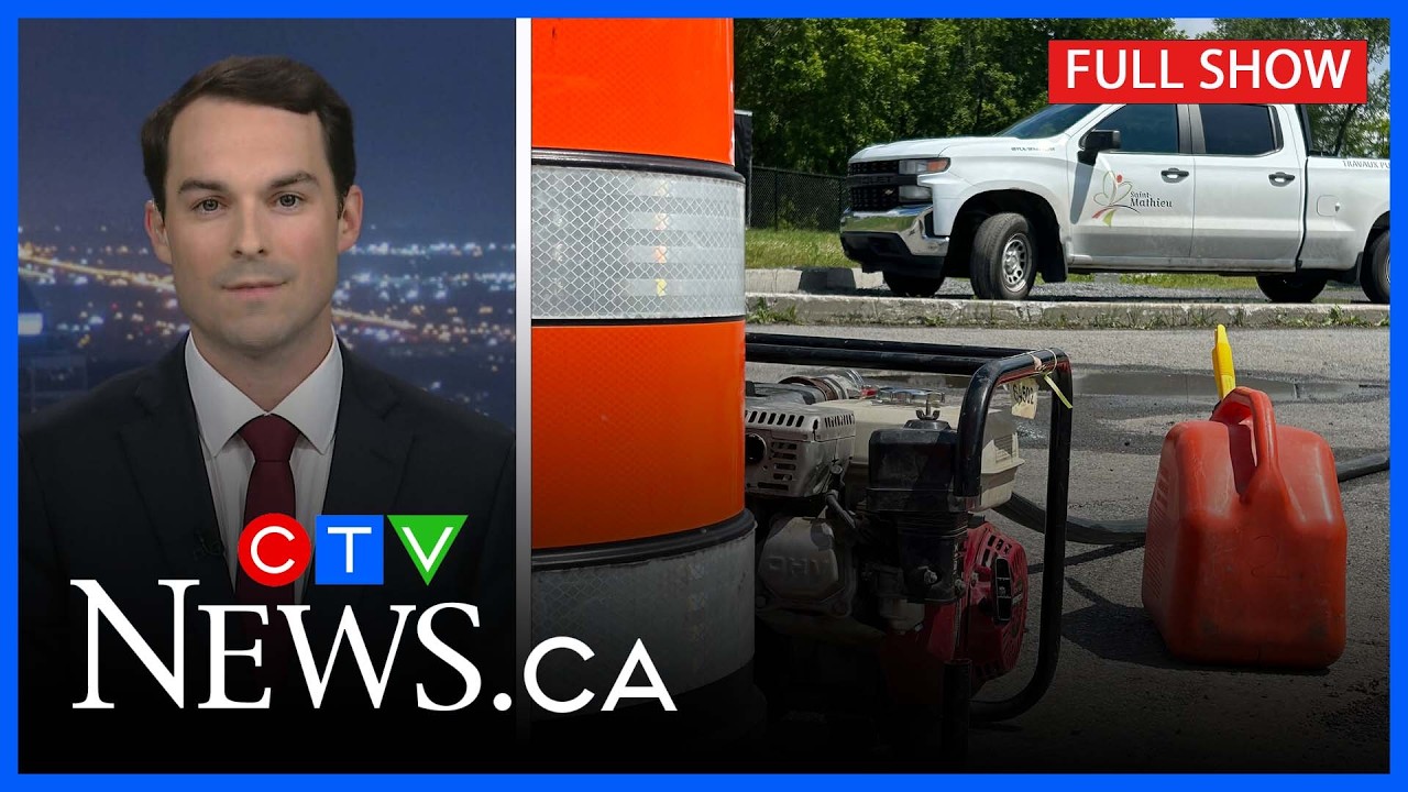 Началась уборка после масштабного шторма и наводнений | CTV News Montreal в ШЕСТЬ часов за 21 июн...
