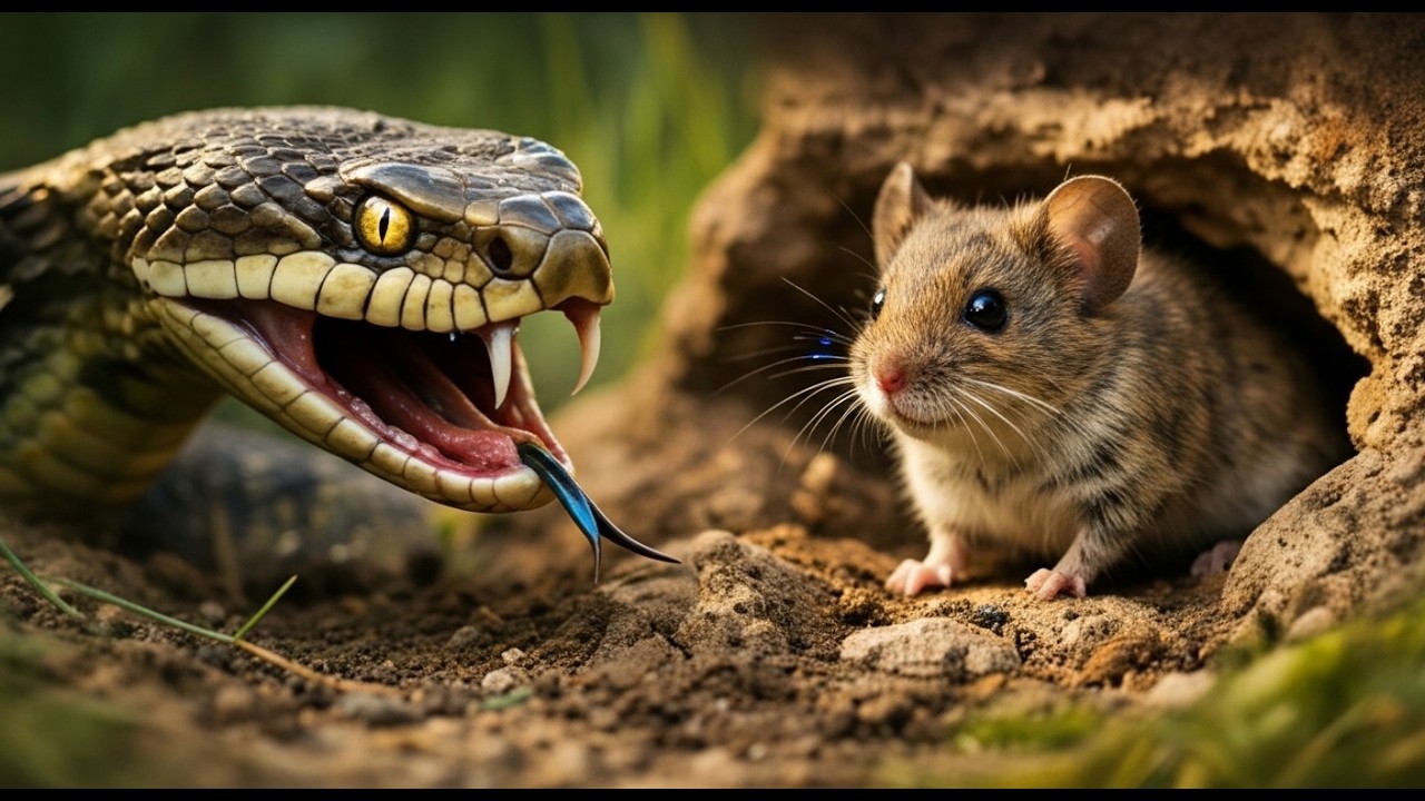“The Snake Thought The Hunt Was Easy… But The Mouse Changed The Game!”