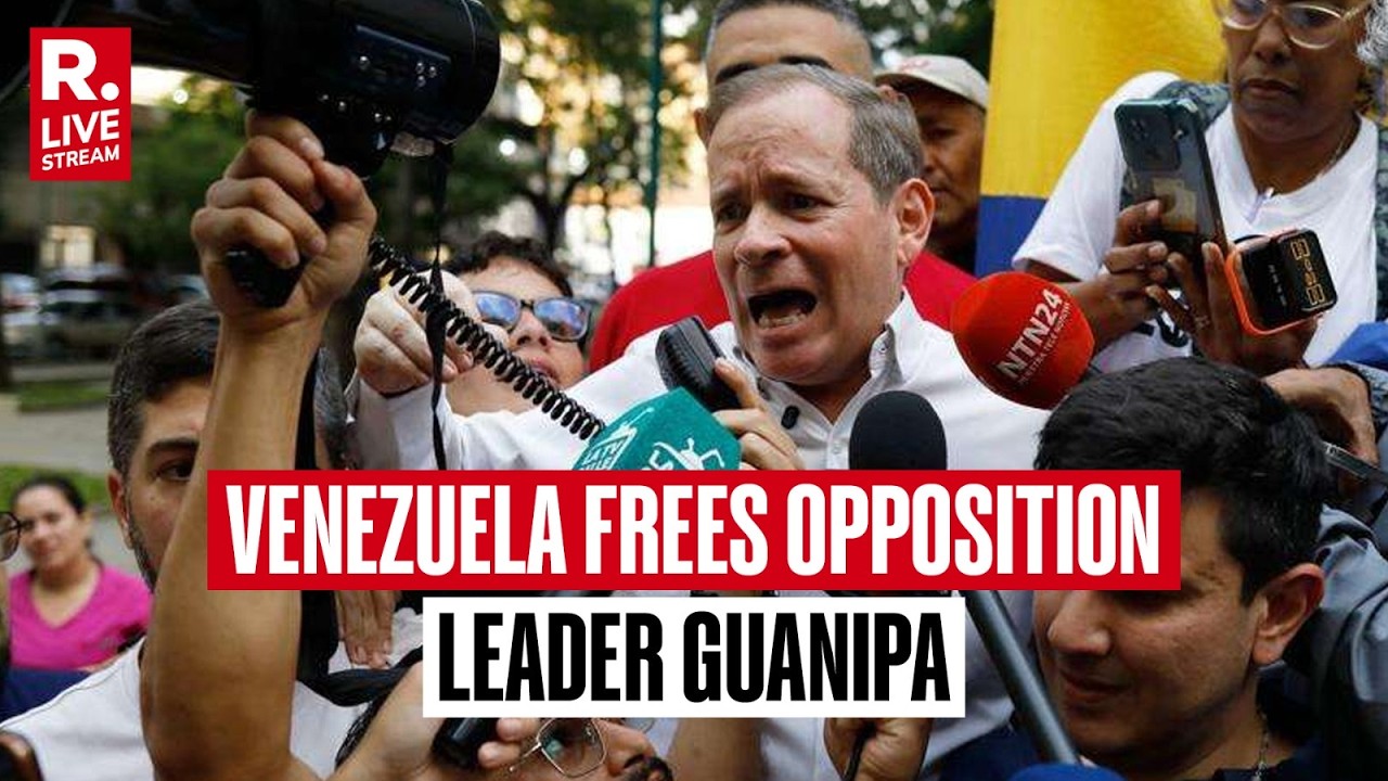 LIVE: Venezuelan Opposition Leader Juan Pablo Guanipa Released After 8 Months In Prison
