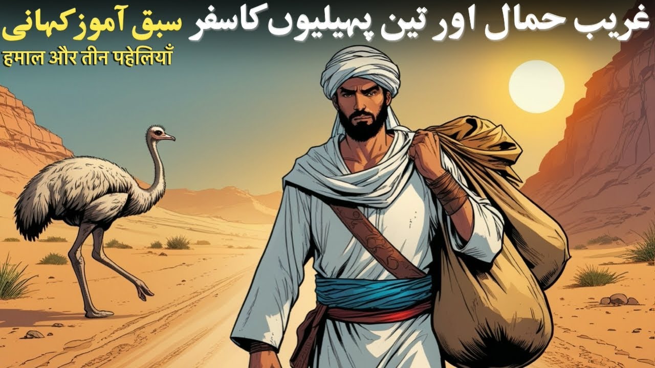 Baghdad Ka Gareeb Hammal Aur Qissa 3 Paheliyon Ka | हमाल और तीन पहेलियाँ | Urdu Moral Story
