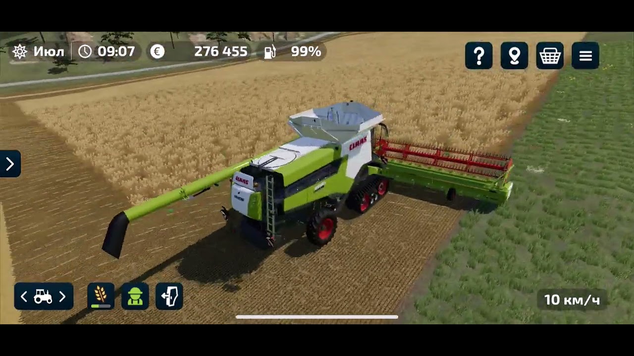 Farming simulator 2023 - Claas Lexion 8900 TT view.