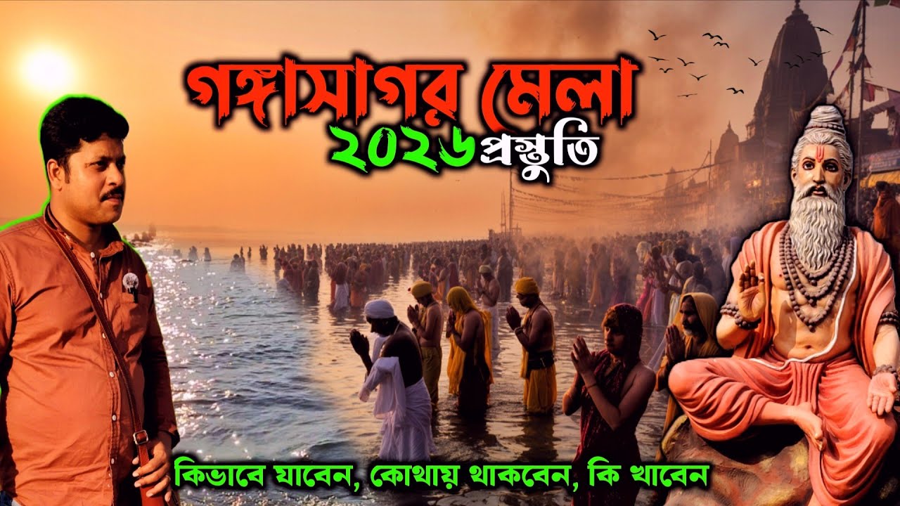 Gangasagar Mela 2026 | গঙ্গাসাগর মেলা ২০২৬ | Gangasagar Tour | Kolkata to Gangasagar | Gangasagar