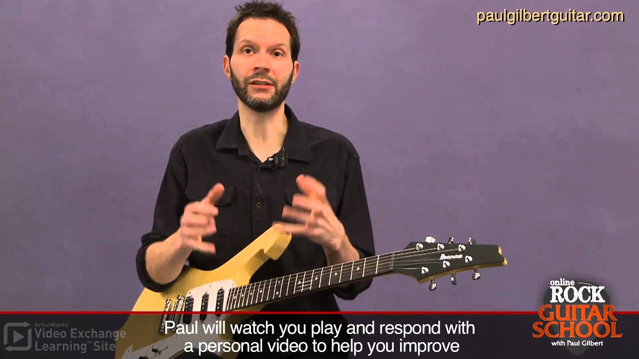 Guitar Lessons with Paul Gilbert: String Bending
