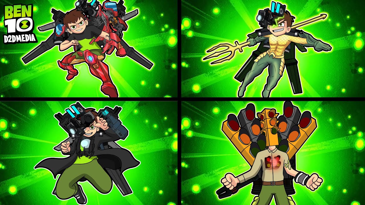 Episodes of Skibidi Toilet combined characters - Best of Ben 10 Transformer
