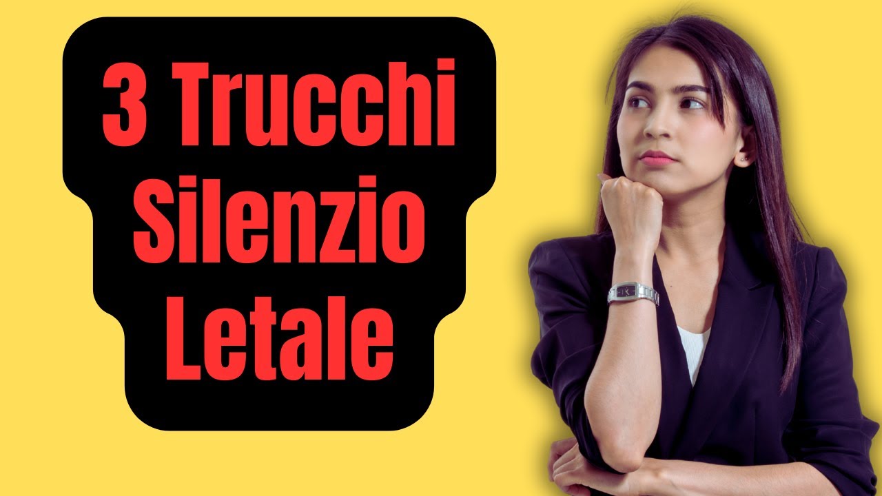 3 Trucchi Potere del Silenzio Psicologia per Dominare Senza Parole