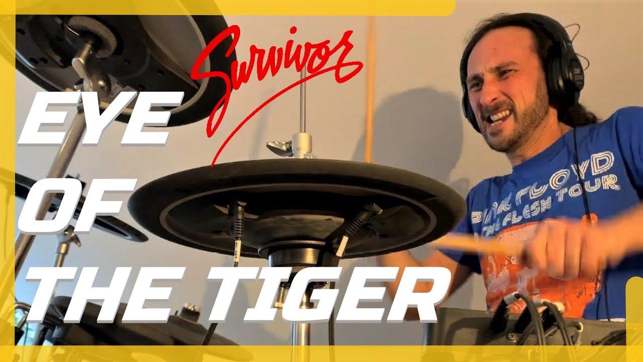 Survivor - EYE OF THE TIGER   (Drum cover)