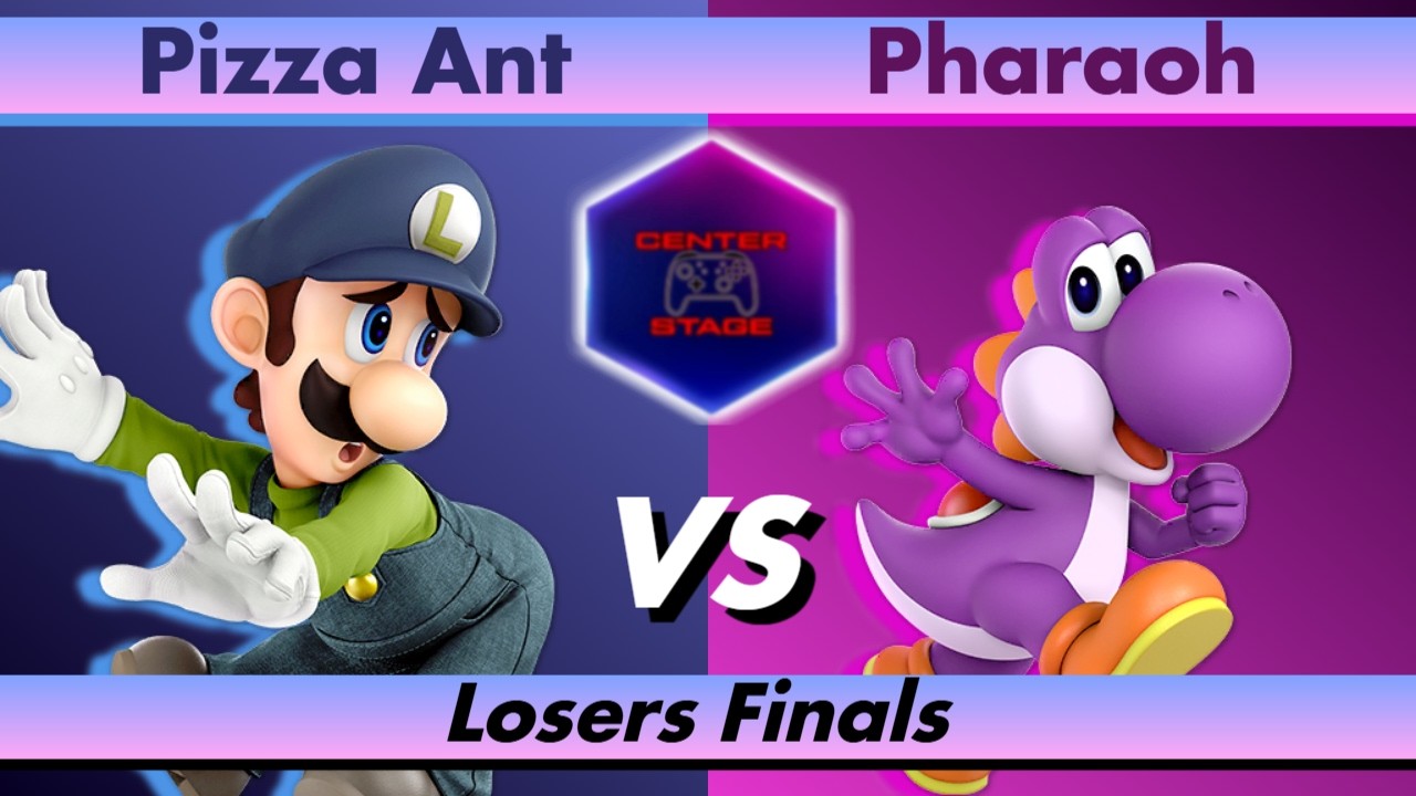 Center Stage #121 *REMATCH* - Pizza Ant (Luigi) vs Pharaoh (Yoshi) - Super Smash Bros Ultimate SSBU