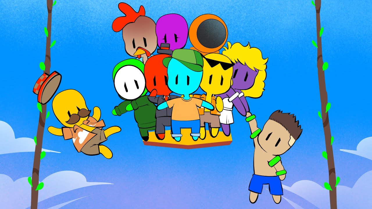 10 Pessoas no Super Desafio do Stumble Guys!