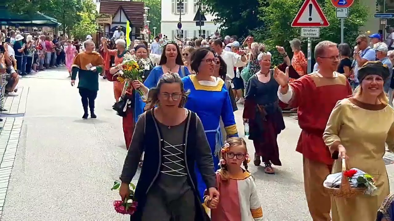 ZEITREISE! 👑 Rakoczy Festzug 2024 Bad Kissingen | Die HISTORISCHE PARADE des Jahres!