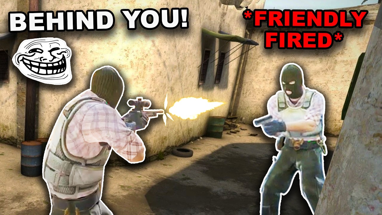 When Your Friends Troll Each Other in CS:GO! [Counter Strike 2 Funny Moments]