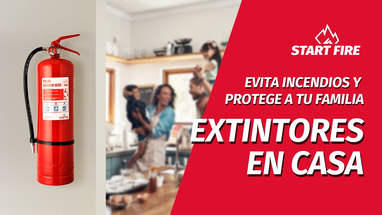 Extintores en casa: acción oportuna para evitar un incendio