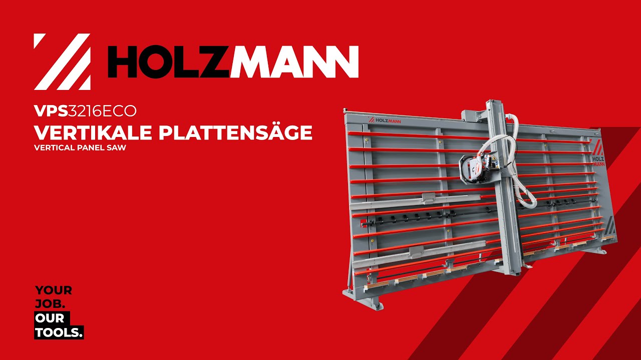 HOLZMANN VPS3216ECO - Vertikale Plattensäge / vertical panel saw (OFFICIAL HOLZMANN)