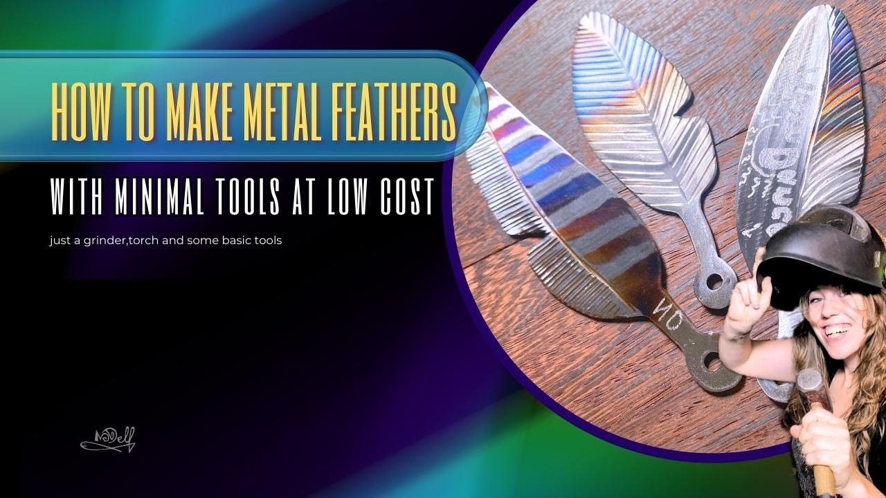 How To Make Metal Feathers: using basic tools