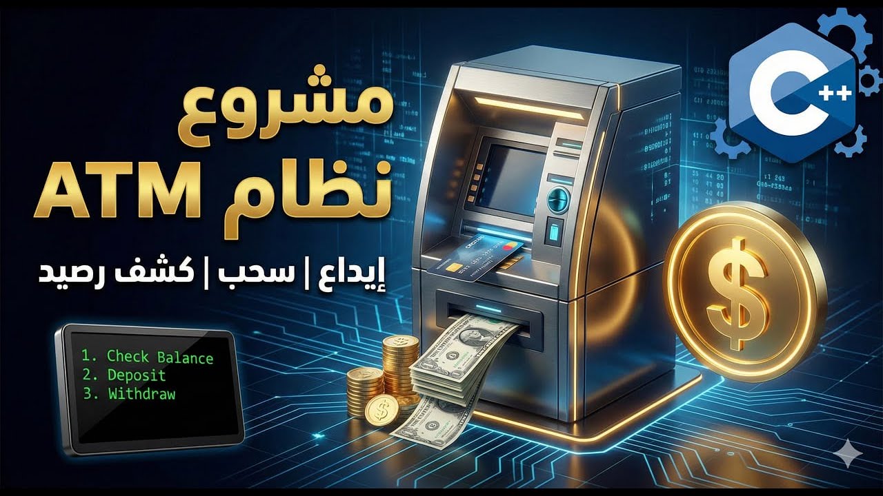 م (3) لغة ++C |  برمجة نظام صراف آلي (ATM) متكامل