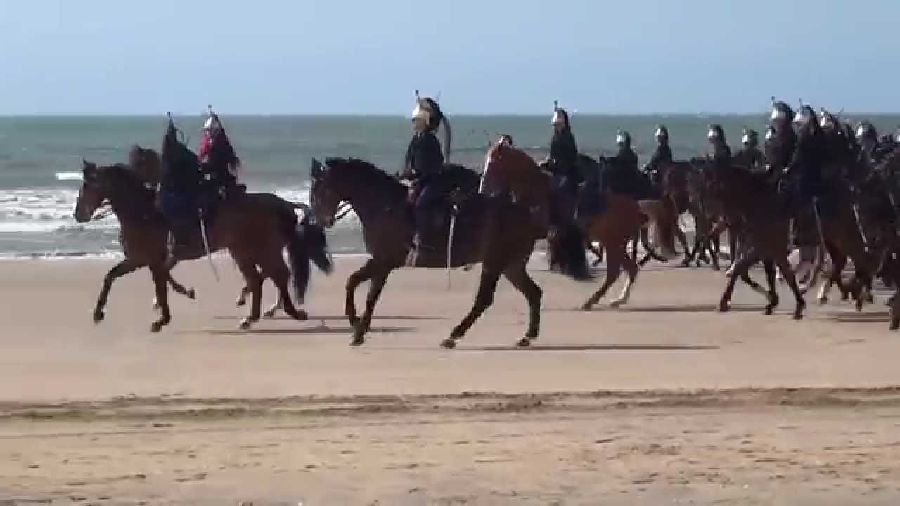 La charge de la Garde Républicaine à Deauville