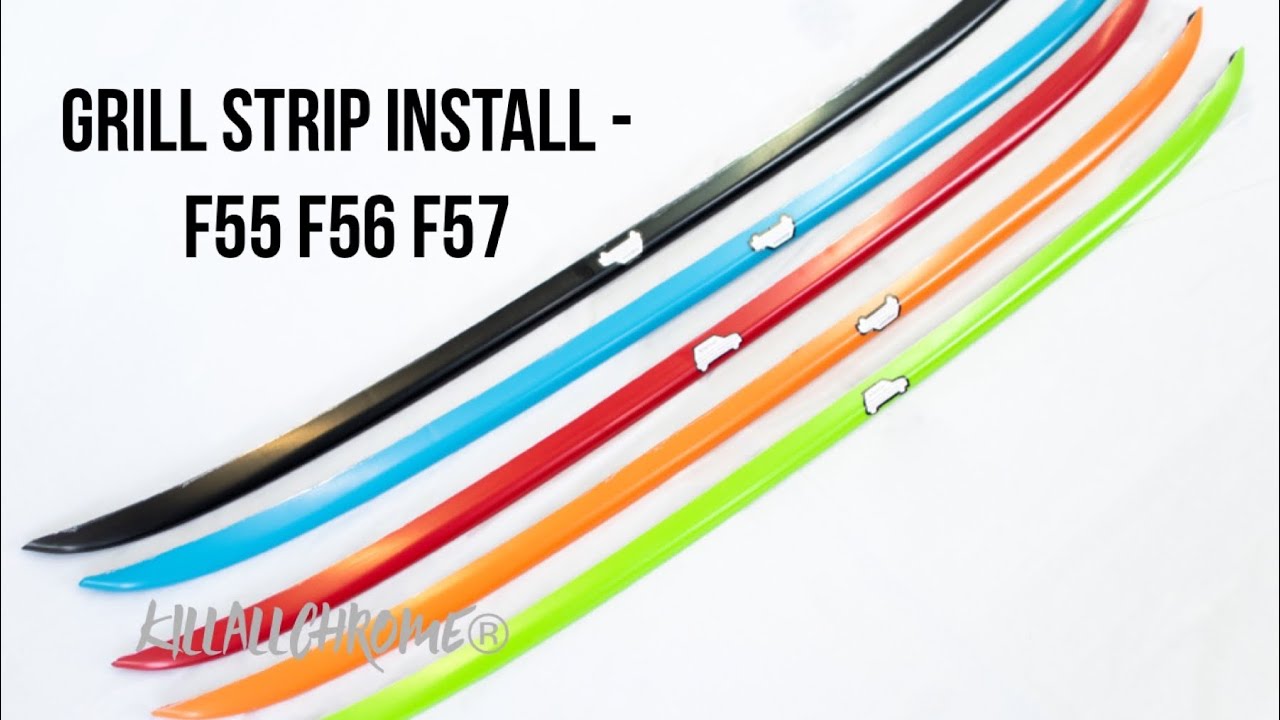 MINI Grill Strip Cover Install - JCW / Cooper S F55 F56 F57