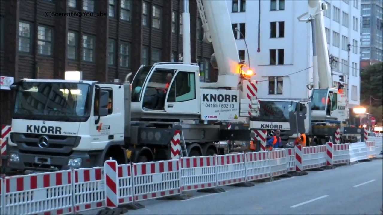 2 TADANO FAUN HK 65 bei Arbeiten am Fernwärmenetz - Soeren66